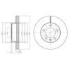 DELPHI BG4328 Brake Disc